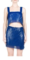 Simon Miller Missy Chainmail Top In University Blue