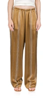 Vince Multi-stripe Satin Pull-on Pants