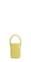 BY FAR NOTE BAG APPLE CROCO LEATHER