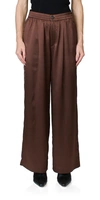 6397 SILK PULL ON PANT MAHOGANY