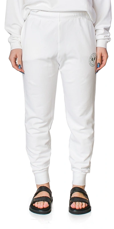 The Academy New York Tennis Club Logo Sweatpants In White