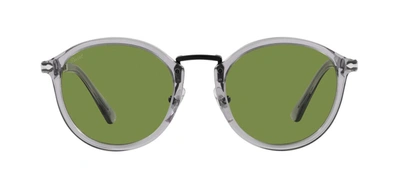 Persol Po3309s 309/4e Round Sunglasses In Green