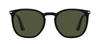 Persol Womens Black Po3316s Round-frame Acetate Sunglasses In Green