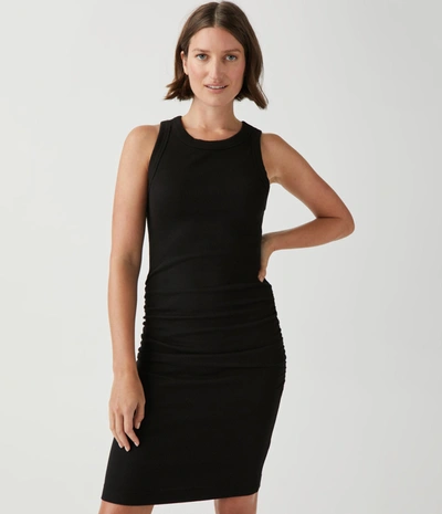 Michael Stars Demi Ribbed Dress In Black