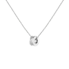 Aurate New York Column Pendant Necklace In White