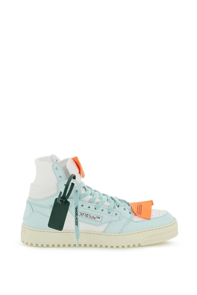 Off-white 20mm 3.0 Off Court Leather Sneakers In White,green