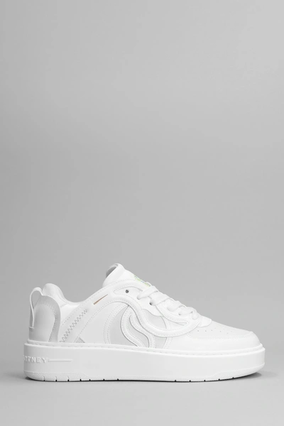 Stella Mccartney Sneakers In White Polyester