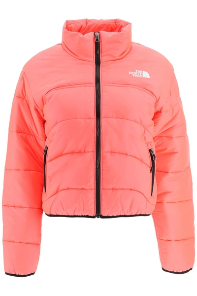 The North Face Nse 2000 Puffer Jacket In Bright Coral-pink