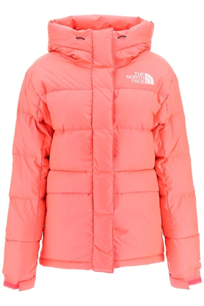 The North Face Hymalaian Nylon Down Parka In Pink