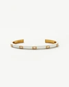 MISSOMA ENAMEL & STONE CUFF BRACELET