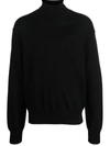 OFF-WHITE OFF-WHITE WOOL TURTLE-NECK JUMPER