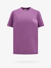 Etro Logo-embroidered Cotton T-shirt In Pink