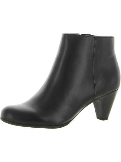 Sam Edelman Michelle Womens Leather Ankle Booties In Black
