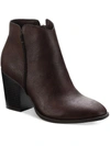 Sun + Stone Graceyy Womens Faux Leather Block Heel Ankle Boots In Multi