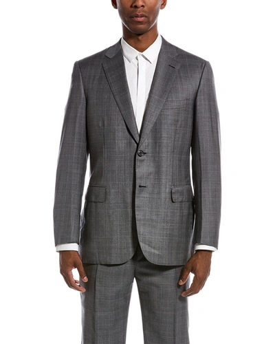 Brioni 2pc Wool Suit In Grey