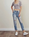 KANCAN SKITTLES AND SUNBEAMS JEANS IN LIGHT WASH