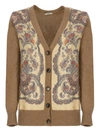 Etro Cardigan In Beige
