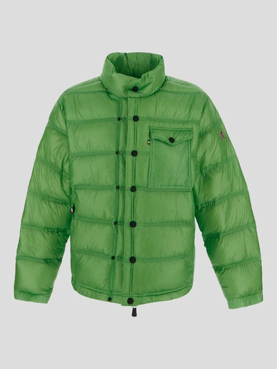 Moncler Grenoble Coats In Green