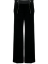 Tom Ford High-waisted Wide-leg Trousers In Black