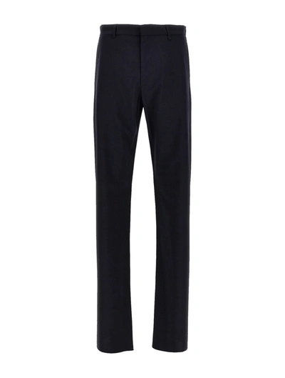 Givenchy Fresh Wool Pants In Blue