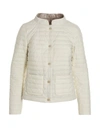 Herno Buttoned Reversible Down Jacket In Multicolor