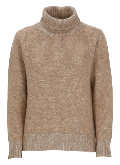 Fabiana Filippi Wool Jersey. In Beige