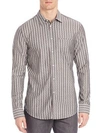 JOHN VARVATOS Slim-Fit Casual Button-Down Shirt,0400093938038