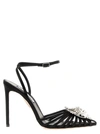 AQUAZZURA CRYSTAL MARGARITA PUMPS BLACK