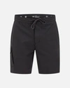 United Legwear Men's H2o-dri Nomad Cargo Shorts 19" In Black