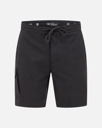 United Legwear Men's H2o-dri Nomad Cargo Shorts 19" In Black