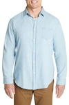 Johnny Bigg Grayson Denim Regular Fit Button-up Shirt In Blue
