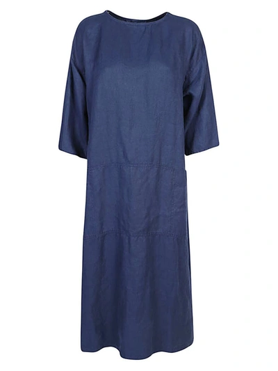 Sarahwear Linen Shirt Dress In Blue