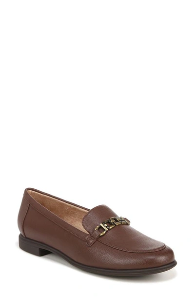 Soul Naturalizer Lydia Chain Loafer In Coffee Bean Brown Faux Leather
