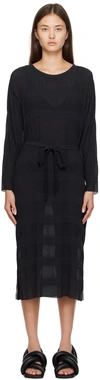 HENRIK VIBSKOV BLACK GROW MIDI DRESS