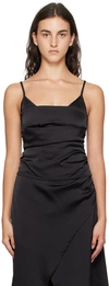 HAN KJOBENHAVN BLACK LAYERED CAMISOLE