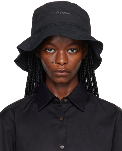 Yohji Yamamoto Black New Era Edition 'bucket-03' Bucket Hat In 1 Black