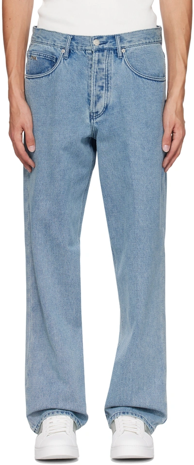 Emporio Armani Blue J74 Jeans In Denim Blu Ch