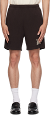 SPORTY AND RICH SSENSE EXCLUSIVE BROWN SHORTS