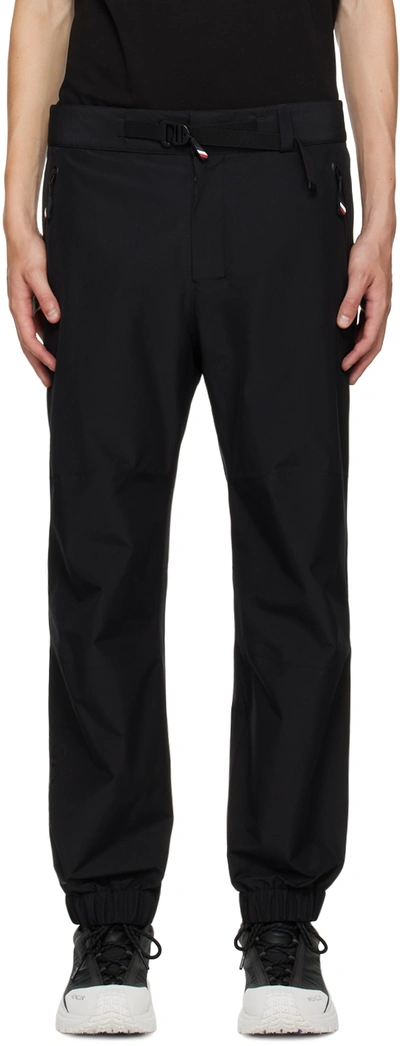 Moncler Black Day-namic Trousers In 999 Black