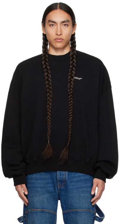 Off-white Black Arrow Sweatshirt In Black White