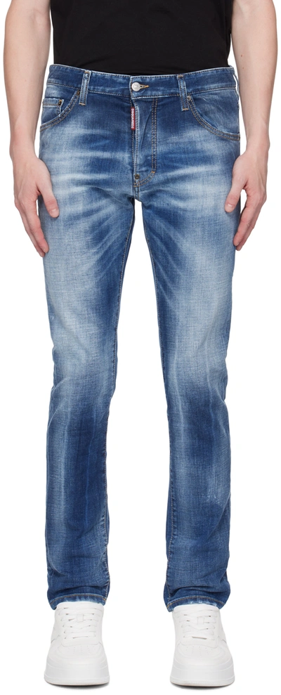 Dsquared2 Navy Cool Guy Jeans In 470 Navy Blue