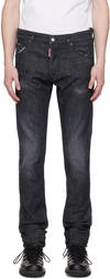 Dsquared2 Distressed Skinny-cut Jeans In Blue