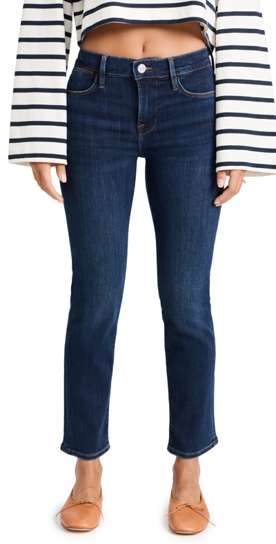 Frame Le High Straight Jeans In Majesty