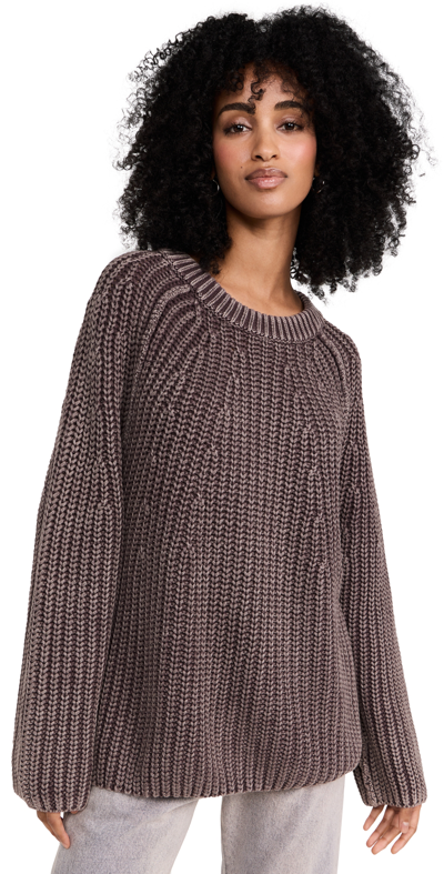 Free People Take Me Home Jumper In French Roast