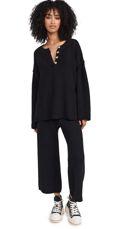Free People Hailey Set In Black