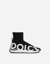 Dolce & Gabbana Logo-print Sock-style Sneakers In Multicolor