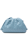 TIFFANY & FRED TIFFANY & FRED WOVEN LEATHER POUCH SHOULDER BAG