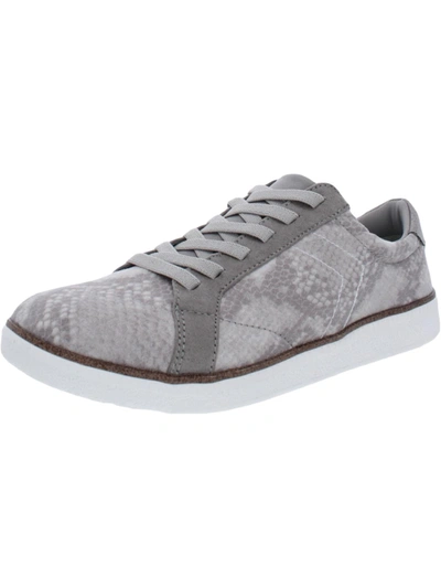 Dr. Scholl's Shoes Seaside Womens Lace-up Casual And Fashion Sneakers In Grey