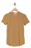 James Perse Crewneck Tee In Bronze