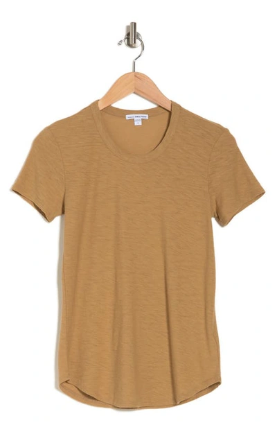 James Perse Crewneck Tee In Bronze